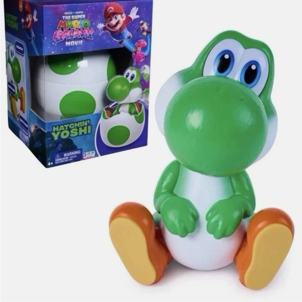 Hatchin' Yoshi New Super Mario Galaxy Movie SEALED - In Hand Ships same day